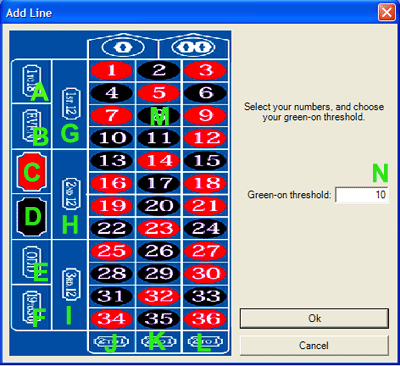 Roulette System add line